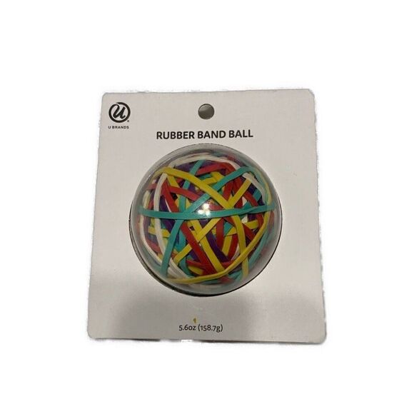 U Brands New Multicolor Rubber Band Ball - Picture 1 of 2
